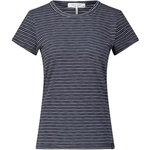 Gestreiftes T-Shirt für den Alltag , Damen, Größe: XS - Rag & Bone - Modalova