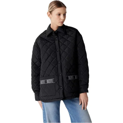 Gepolsterte Schwarze Jacke Marin , Damen, Größe: XS - Bizuu - Modalova