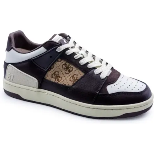 Leather Sneakers Fmjsawfap12 , male, Sizes: 10 UK, 6 UK, 11 UK, 8 UK, 9 UK, 7 UK - Guess - Modalova