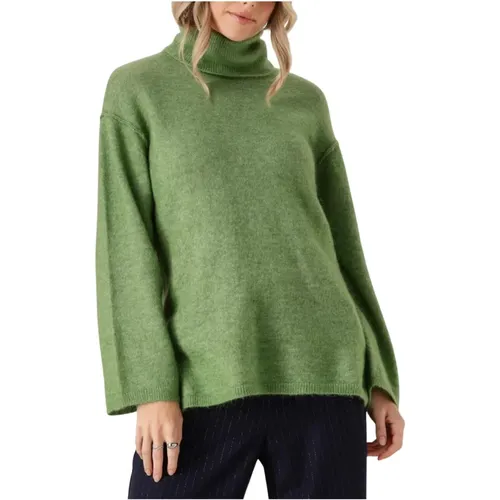 Grüner Pullover Sweater Stilvoller Komfort - moss copenhagen - Modalova