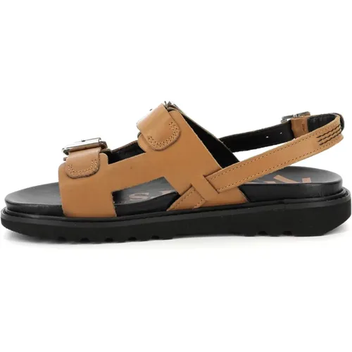 Bequeme Ledersandalen Neosummer , Damen, Größe: 36 EU - Kickers - Modalova