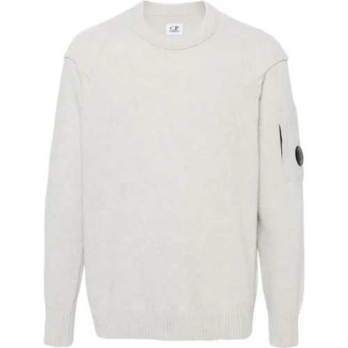 Stilvolle Pullover mit Einzigartigen Details , Herren, Größe: L - C.P. Company - Modalova