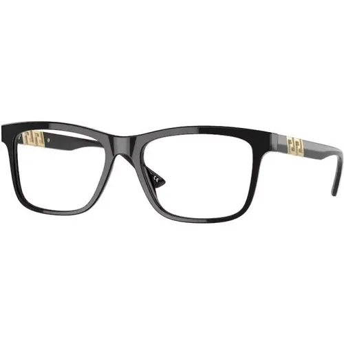 Eyegles , male, Sizes: 55 MM - Versace - Modalova