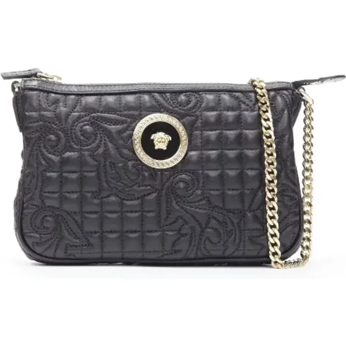 Pre-owned Leather crossbody-bags , female, Sizes: ONE SIZE - Versace Pre-owned - Modalova