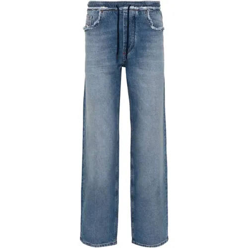 Reguläre Jeans in Denimblau , Herren, Größe: W29 - Diesel - Modalova