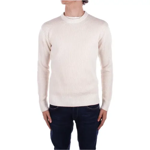 Gestreifter Pullover Creme , Herren, Größe: L - add - Modalova