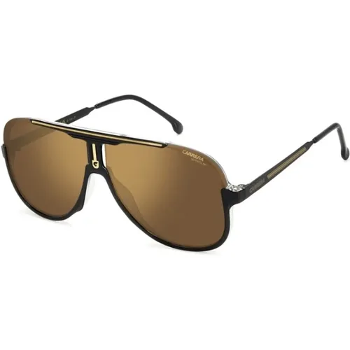 Brown Polarized Sunglasses , unisex, Sizes: 64 MM - Carrera - Modalova