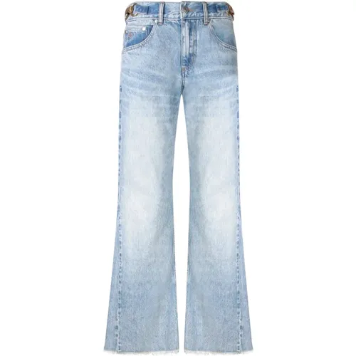 Goldkette Bootcut Jeans , Damen, Größe: W27 - Stella Mccartney - Modalova