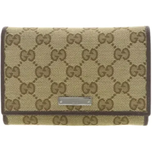 Pre-owned Canvas wallets , female, Sizes: ONE SIZE - Gucci Vintage - Modalova