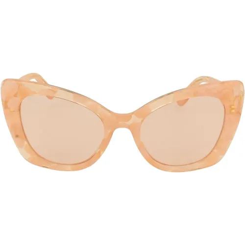 Butterfly Style Sungles for Modern Women , female, Sizes: 53 MM - Dolce & Gabbana - Modalova