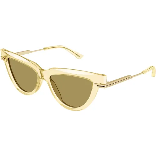Women's Cat-Eye Sunglasses Bv1265S 004 , female, Sizes: 54 MM - Bottega Veneta - Modalova