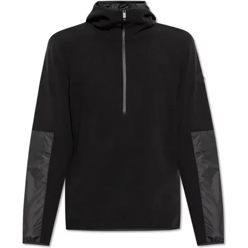 Fleece-Kapuzenpullover , Herren, Größe: L - Moncler - Modalova