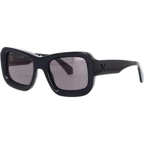 Verona 11007 Sunglasses , female, Sizes: 53 MM - Off White - Modalova