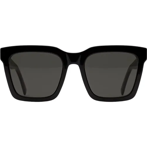 Schwarze quadratische Sonnenbrille - Retrosuperfuture - Modalova