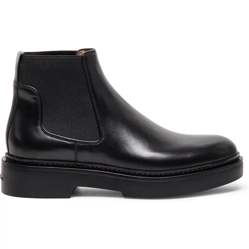 Elegant Leather Chelsea Boot , female, Sizes: 3 1/2 UK, 3 UK, 6 1/2 UK - Santoni - Modalova