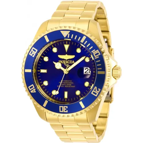 Automatic Diver Watch - Blue Dial , male, Sizes: ONE SIZE - Invicta Watches - Modalova