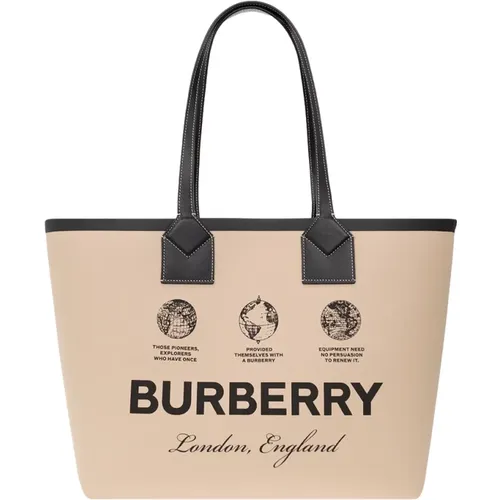 Heritage Medium shopper bag , female, Sizes: ONE SIZE - Burberry - Modalova