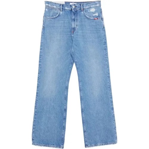 Bootcut Summertime Denim Jeans , Herren, Größe: W31 - Amish - Modalova