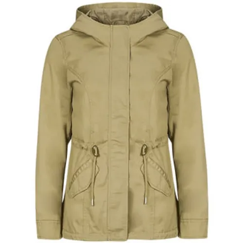 Canvas Parka Grüne Damenjacke , Damen, Größe: XS - Only - Modalova