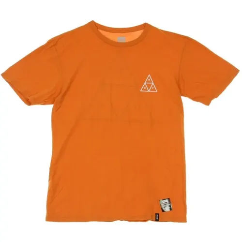 Essentials TT Rust T-Shirt , Herren, Größe: XL - HUF - Modalova
