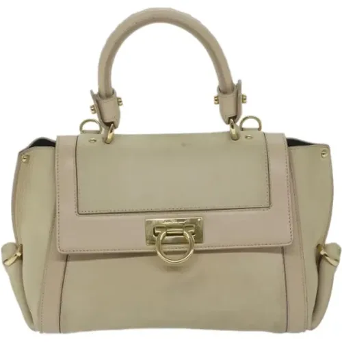 Pre-owned Leder Handtaschen , Damen, Größe: ONE Size - Salvatore Ferragamo Pre-owned - Modalova