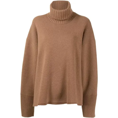 Oversize Turtleneck Sweatshirt , female, Sizes: L, M - Proenza Schouler - Modalova