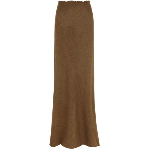 Single, cashmere long skirt , female, Sizes: M, XL, S, L - Cortana - Modalova