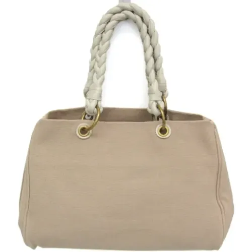 Pre-owned Canvas totes , female, Sizes: ONE SIZE - Bottega Veneta Vintage - Modalova