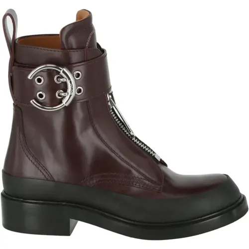 Roy Leather Ankle Boots , female, Sizes: 6 UK - Chloé - Modalova