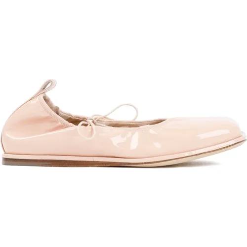 Pink Heart Toe Ballerinas , female, Sizes: 2 UK - Simone Rocha - Modalova