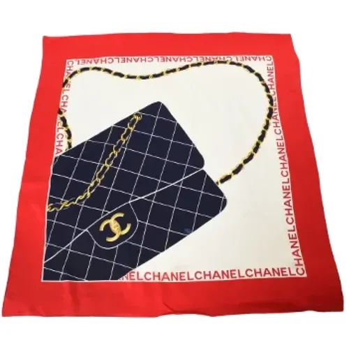 Pre-owned Silk scarves , female, Sizes: ONE SIZE - Chanel Vintage - Modalova