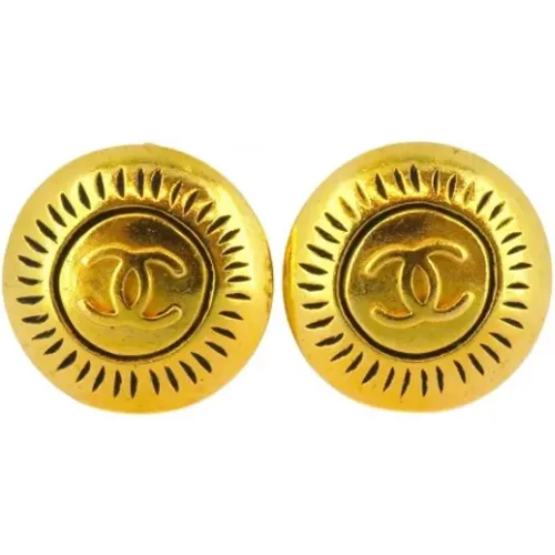 Pre-owned Fabric earrings , female, Sizes: ONE SIZE - Chanel Vintage - Modalova