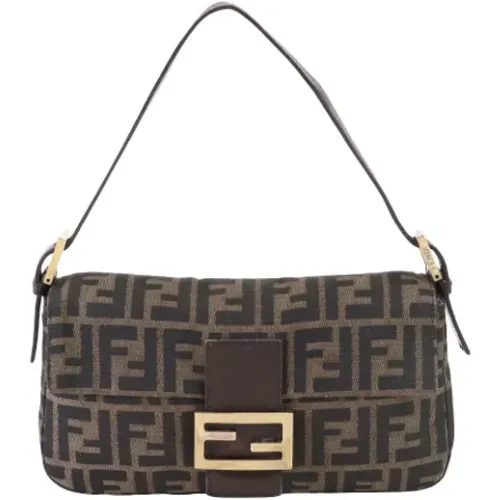 Pre-owned Canvas fendi-bags , female, Sizes: ONE SIZE - Fendi Vintage - Modalova