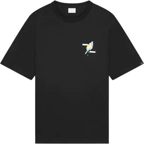 T-Shirt Gelato Schwarz , Herren, Größe: 2XL - Filling Pieces - Modalova