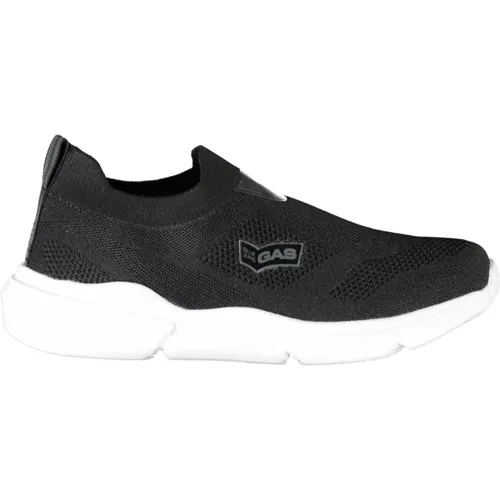 Sportliche Slip-On Sneakers mit Elastik , Herren, Größe: 43 EU - GAS - Modalova