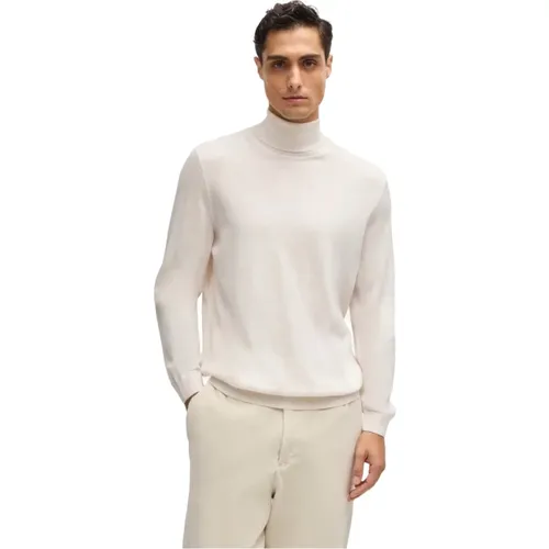 Merinowolle Rollkragenpullover , Herren, Größe: M - Hugo Boss - Modalova