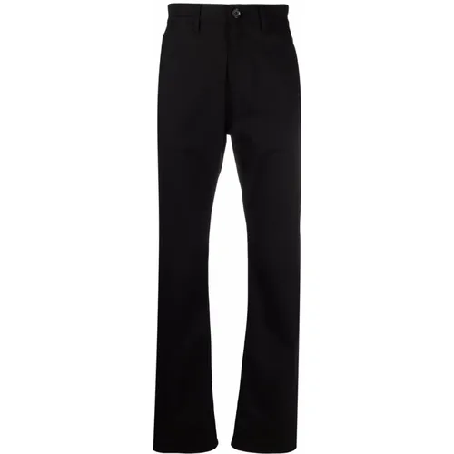 Schwarze Straight-Leg-Jeans mit besticktem Logo , Herren, Größe: XL - alexander mcqueen - Modalova