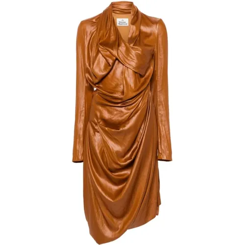 Draped Dress , female, Sizes: XS, S - Vivienne Westwood - Modalova