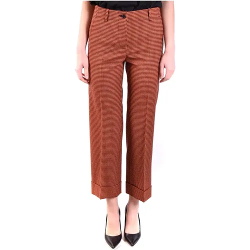 Cropped Trousers , female, Sizes: M, XS, 2XS - Alberto Biani - Modalova
