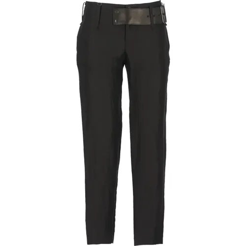 Trousers with Belt Loops , female, Sizes: XS - Yohji Yamamoto - Modalova