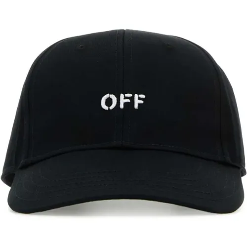 Cotton Baseball Cap , male, Sizes: M, L - Off White - Modalova