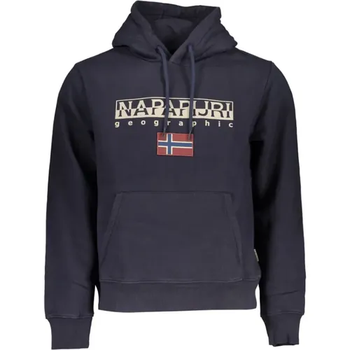 Hooded Sweatshirt Elevated Casual Style , male, Sizes: XS, S - Napapijri - Modalova