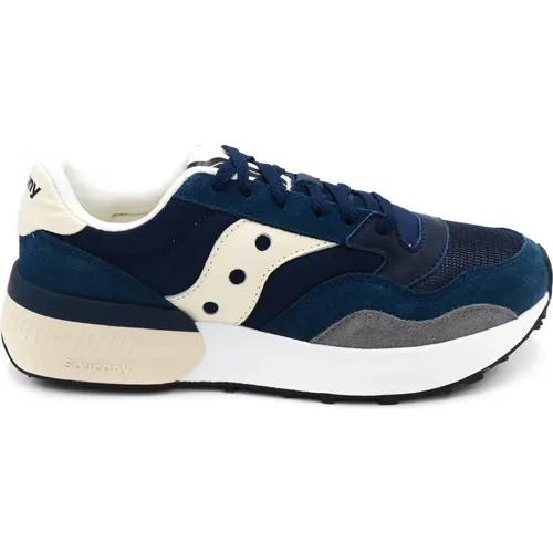 Blaue Sneakers für Herren , Herren, Größe: 44 EU - Saucony - Modalova