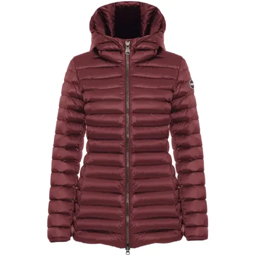 Bordeaux Iridescent Down Jacket Aw24 , female, Sizes: XL, 2XL, XS, S, L, 2XS, M - Colmar - Modalova