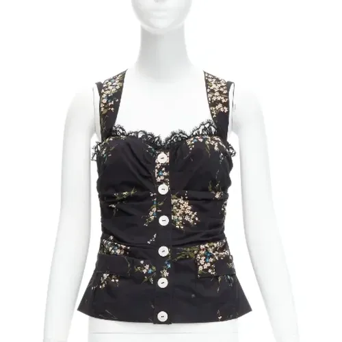 Pre-owned Cotton tops , female, Sizes: 3XL - Dolce & Gabbana Pre-owned - Modalova