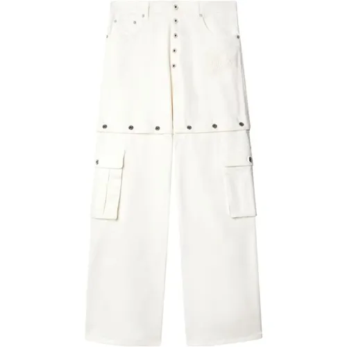 Wide Jeans Off White - Off White - Modalova