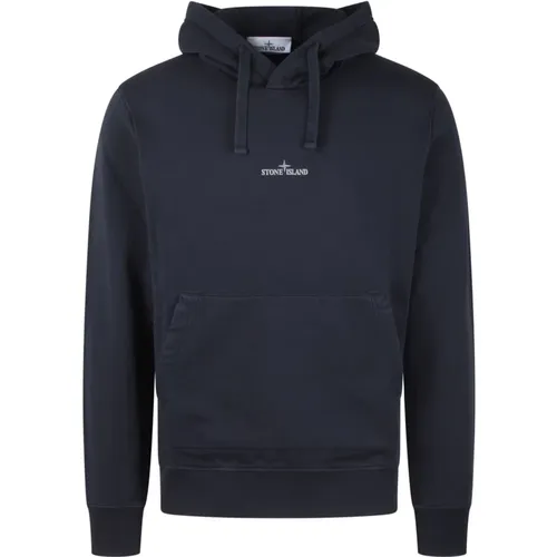 Logo Hoodie Baumwolle Regular Fit - Stone Island - Modalova