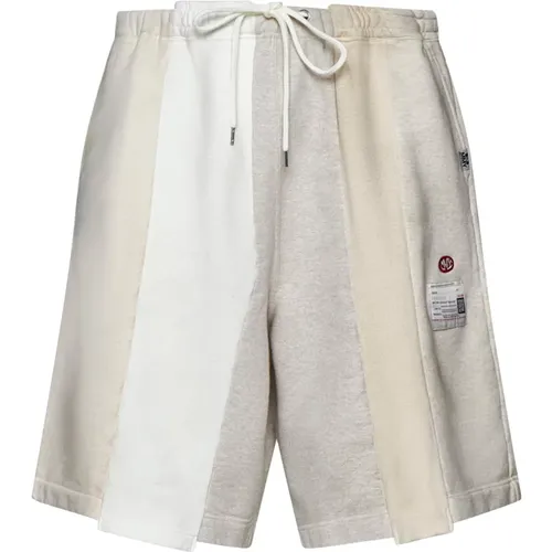 White Shorts for Men , male, Sizes: M, S - Mihara Yasuhiro - Modalova