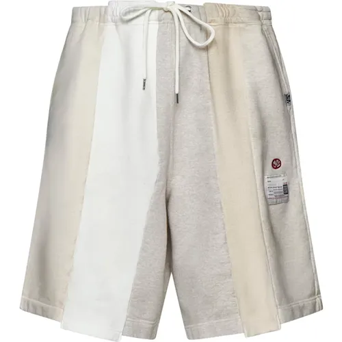 White Shorts for Men , male, Sizes: S - Mihara Yasuhiro - Modalova