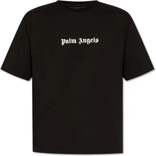 T-Shirt mit Logo , Herren, Größe: XL - Palm Angels - Modalova